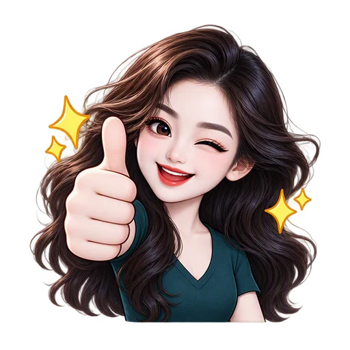 AI emoji sticker "Okay" made from a photo — static, no motion