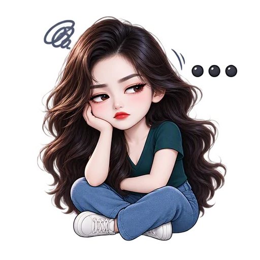 AI emoji sticker "Speechless" made from a photo — static, no motion
